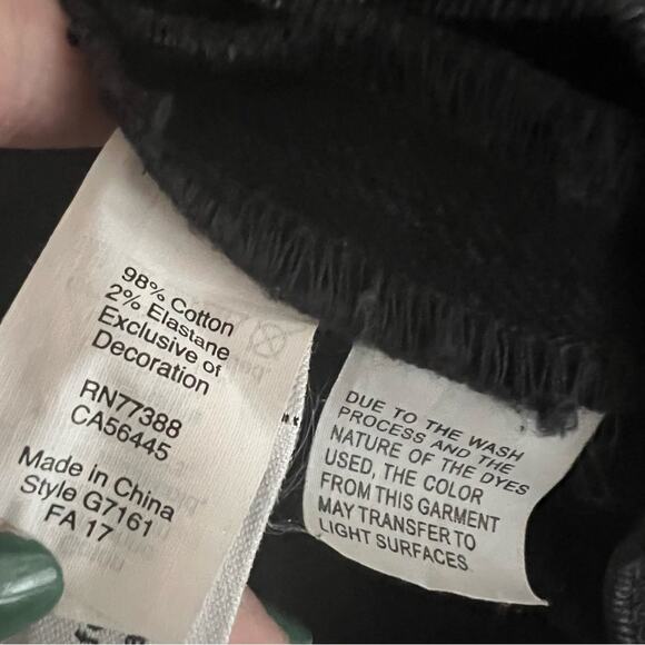 Madewell Step-Hem Jean Skirt in Washed Black - Picture 7 of 7